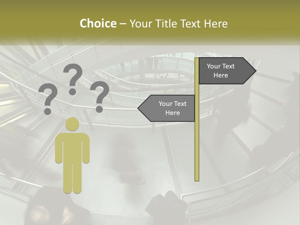 Cold White Technology PowerPoint Template