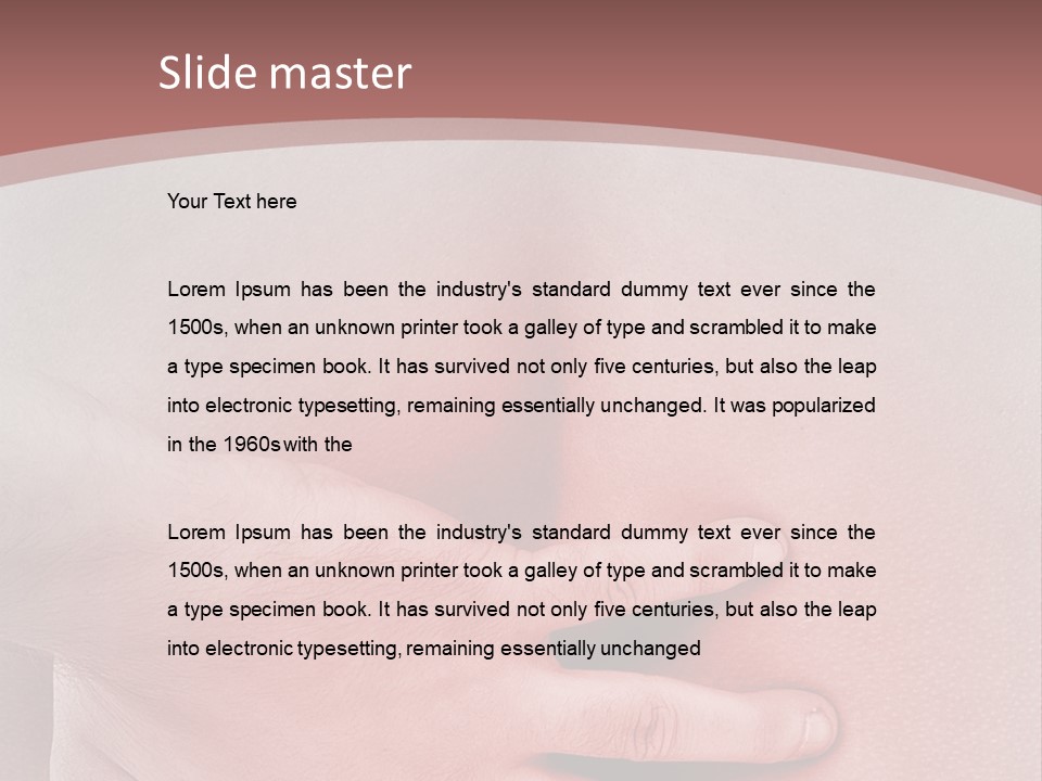 Temperature White Supply PowerPoint Template