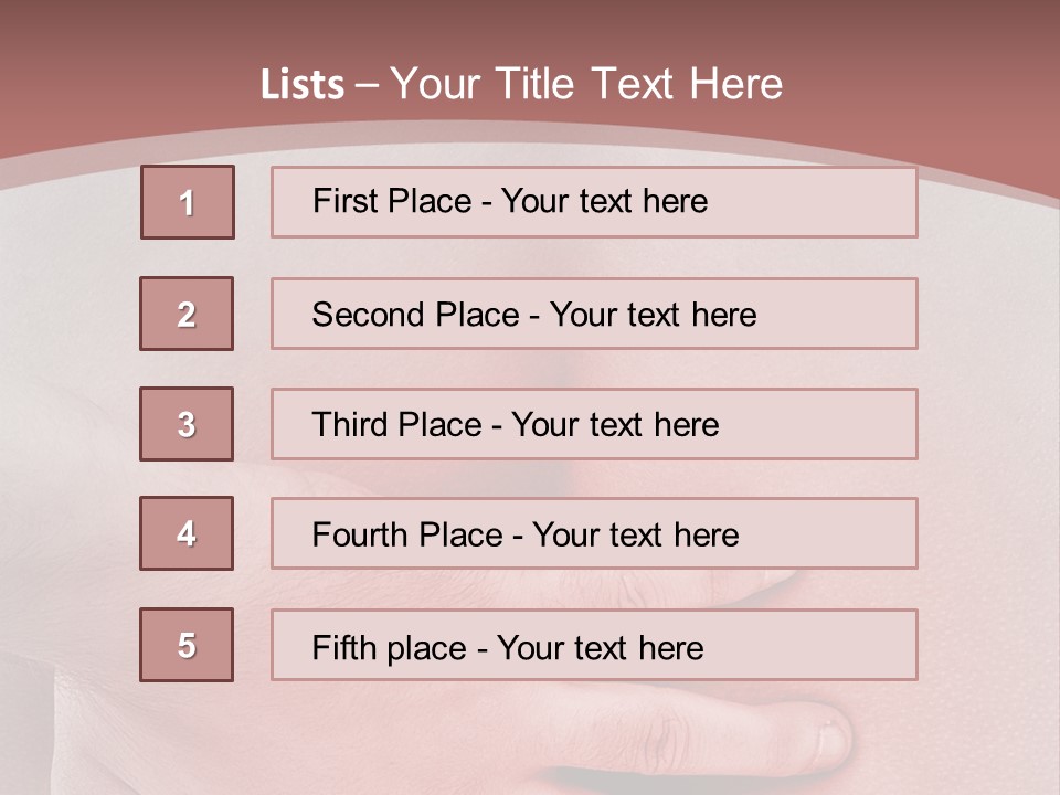 Temperature White Supply PowerPoint Template