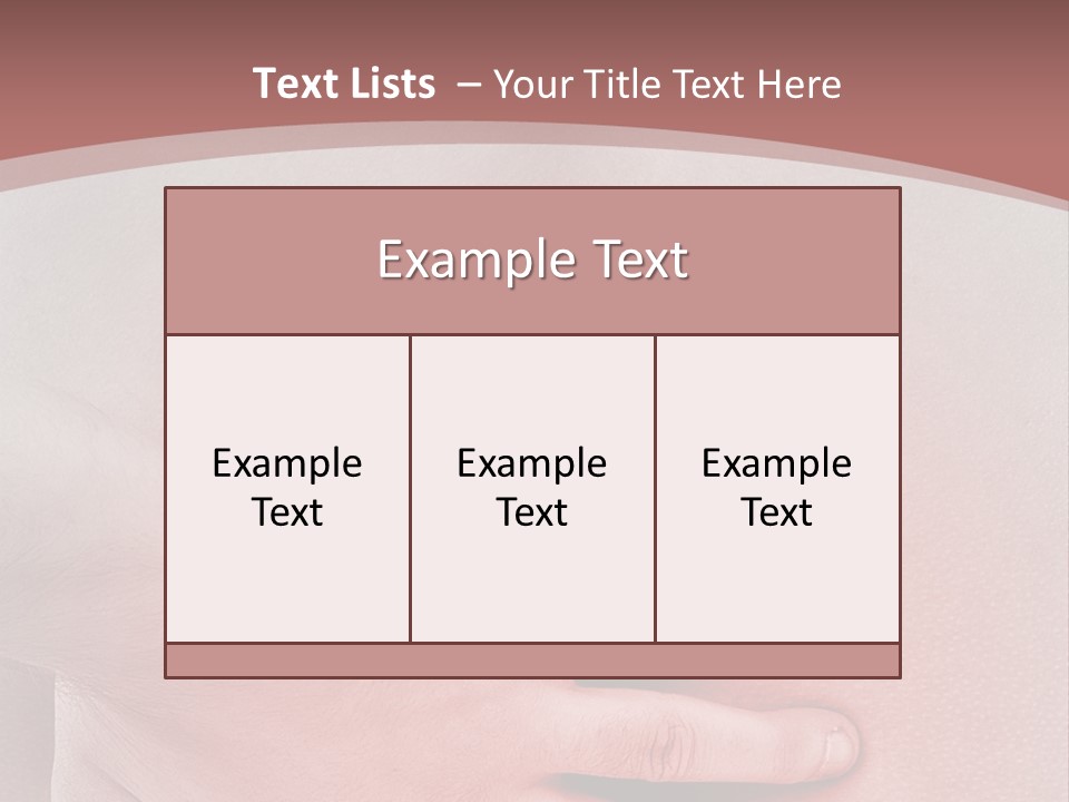 Temperature White Supply PowerPoint Template