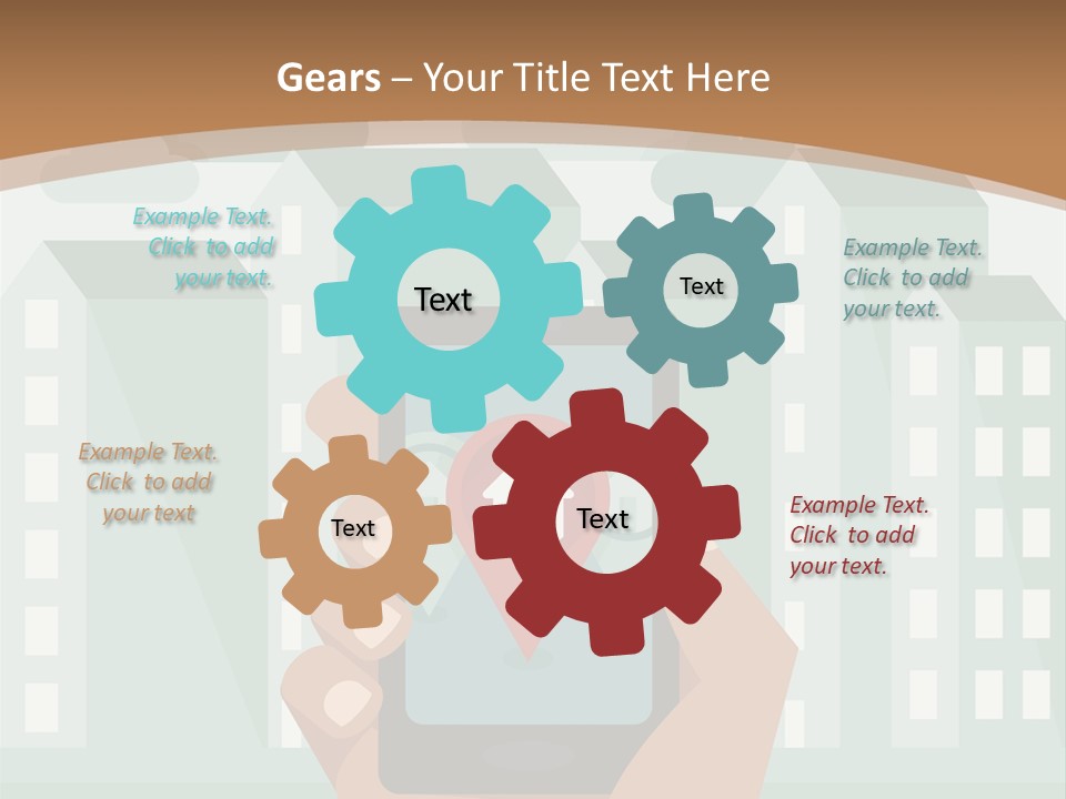 Conditioner Cold Remote PowerPoint Template