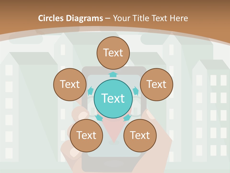 Conditioner Cold Remote PowerPoint Template