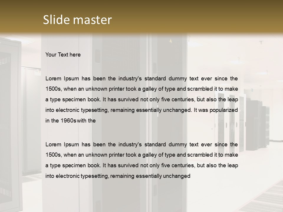 Cool Industry Energy PowerPoint Template