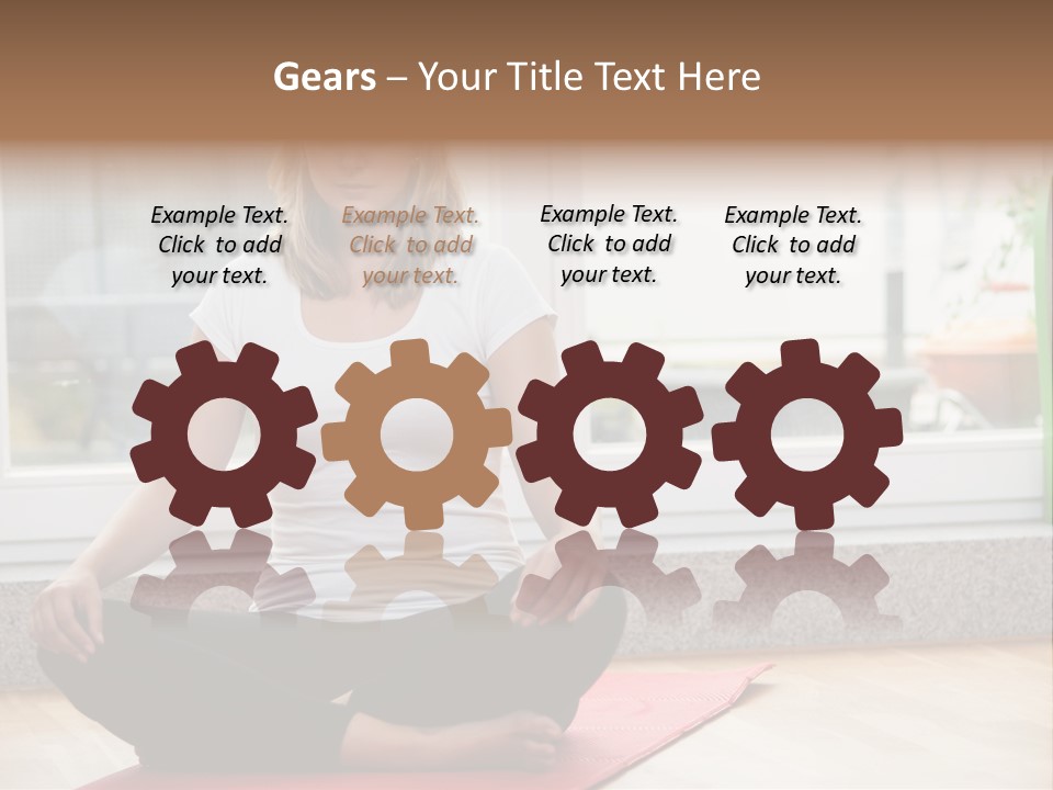 White Power Temperature PowerPoint Template