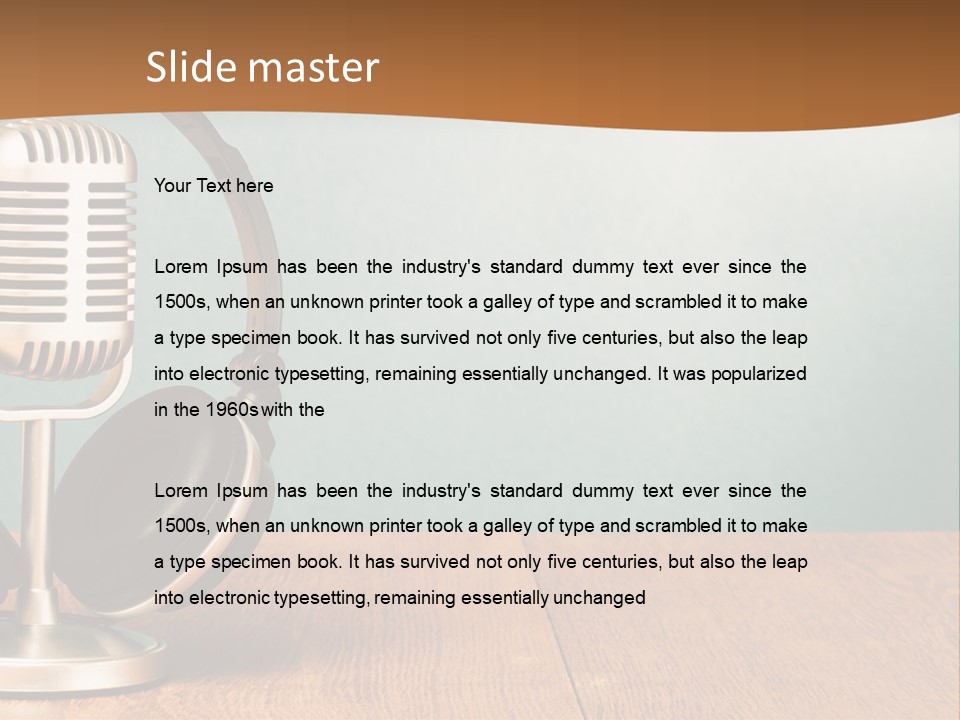 Technology Industry Air PowerPoint Template