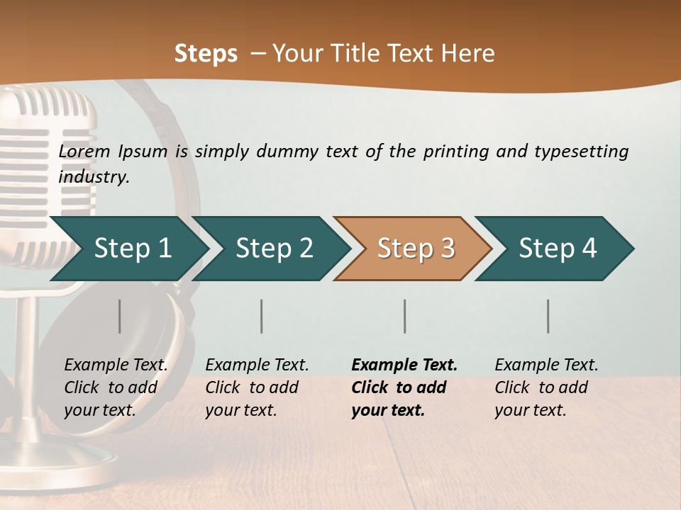 Technology Industry Air PowerPoint Template