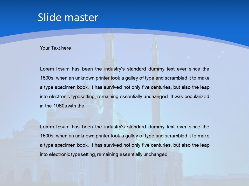 Part House Cold PowerPoint Template