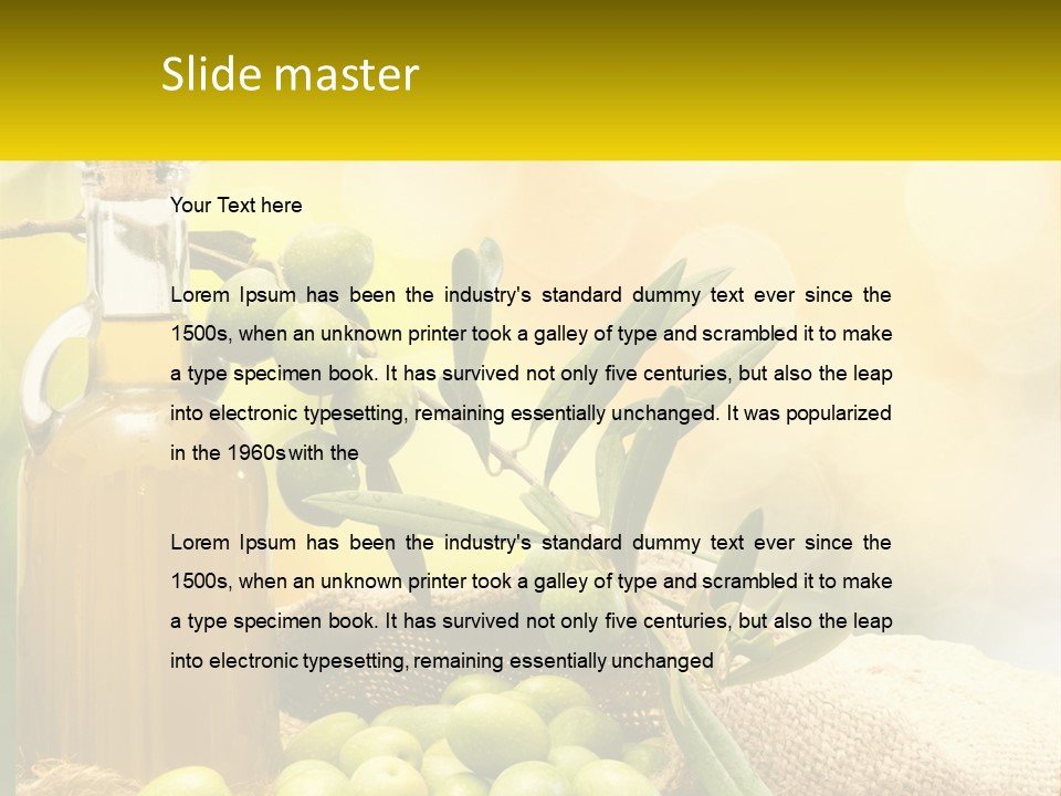 Condition Industry House PowerPoint Template