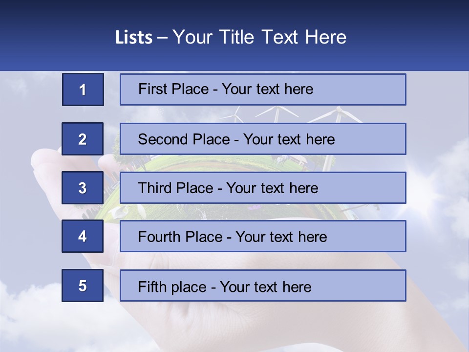 System Ventilation Power PowerPoint Template