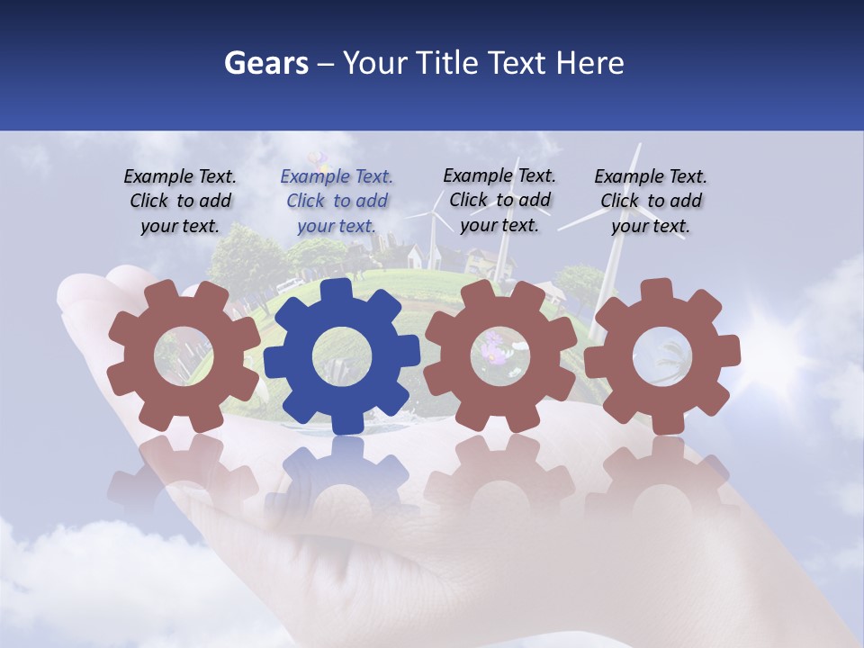 System Ventilation Power PowerPoint Template