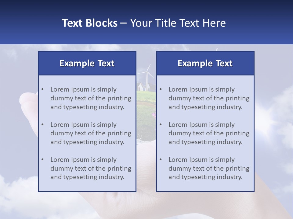 System Ventilation Power PowerPoint Template