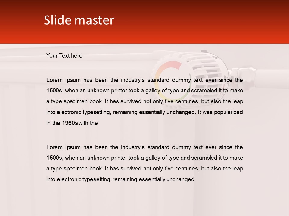 Power Industry Equipment PowerPoint Template