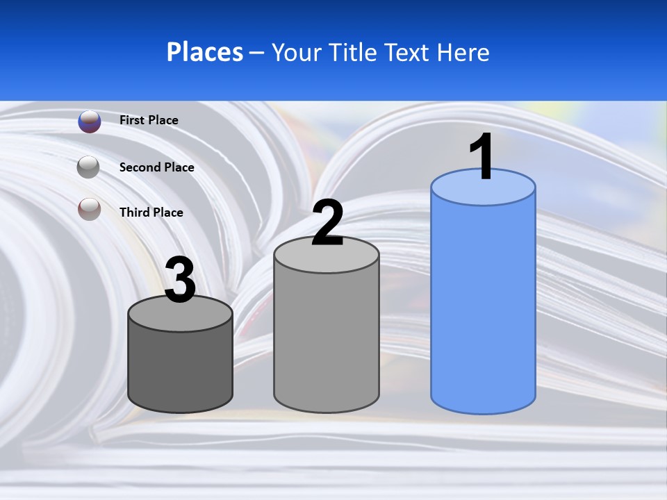 Cooling White Power PowerPoint Template
