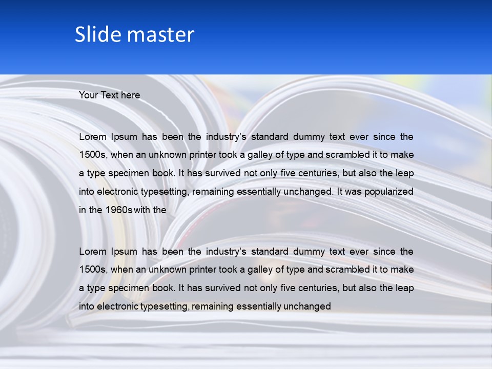 Cooling White Power PowerPoint Template