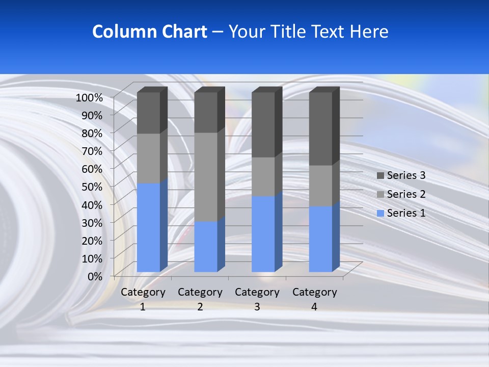 Cooling White Power PowerPoint Template