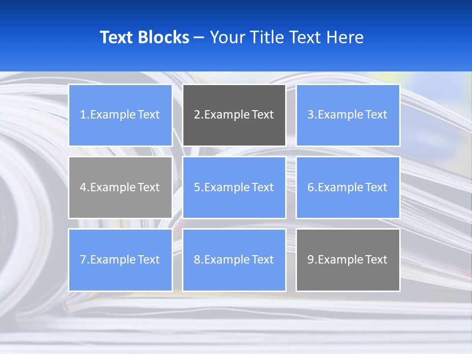 Cooling White Power PowerPoint Template