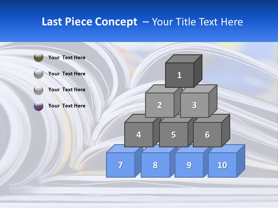 Cooling White Power PowerPoint Template