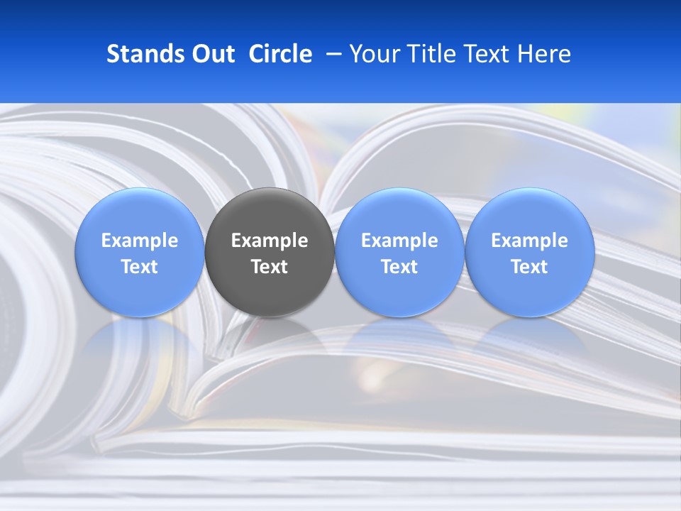 Cooling White Power PowerPoint Template