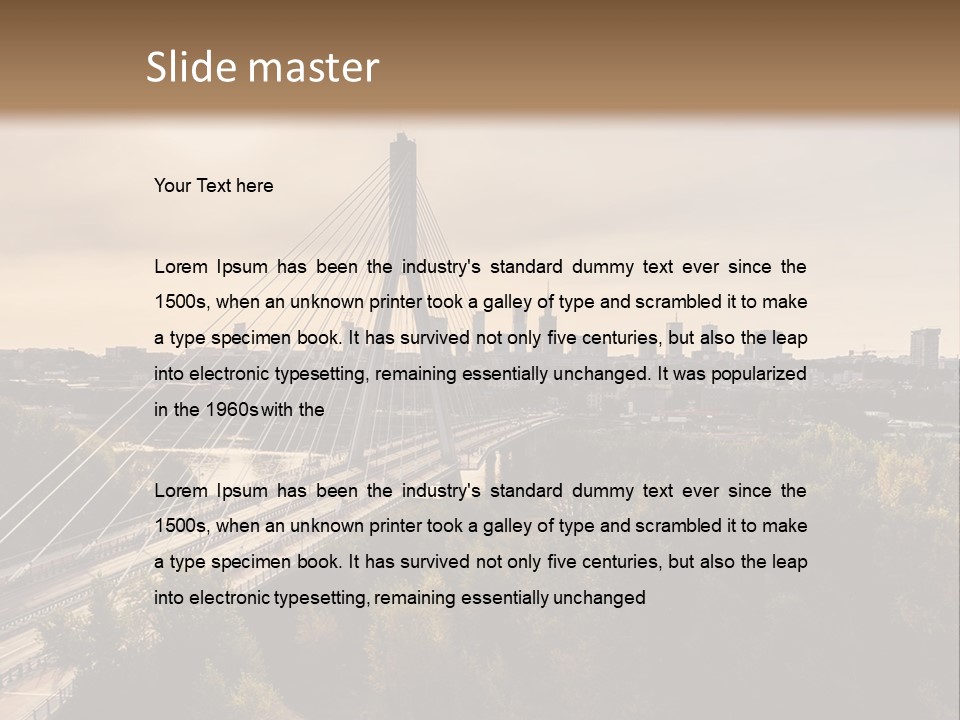 Technology Conditioner Part PowerPoint Template