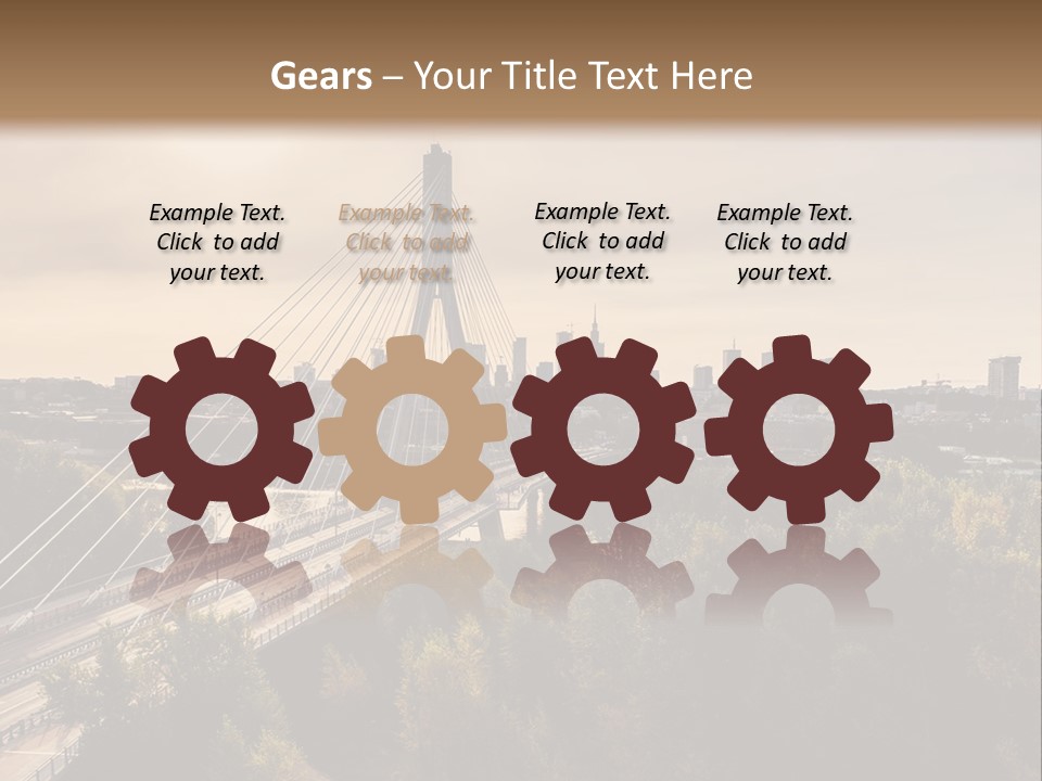 Technology Conditioner Part PowerPoint Template