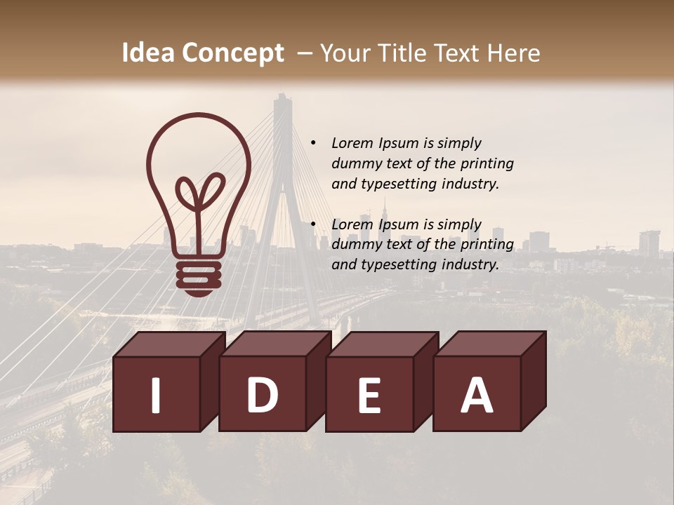 Technology Conditioner Part PowerPoint Template