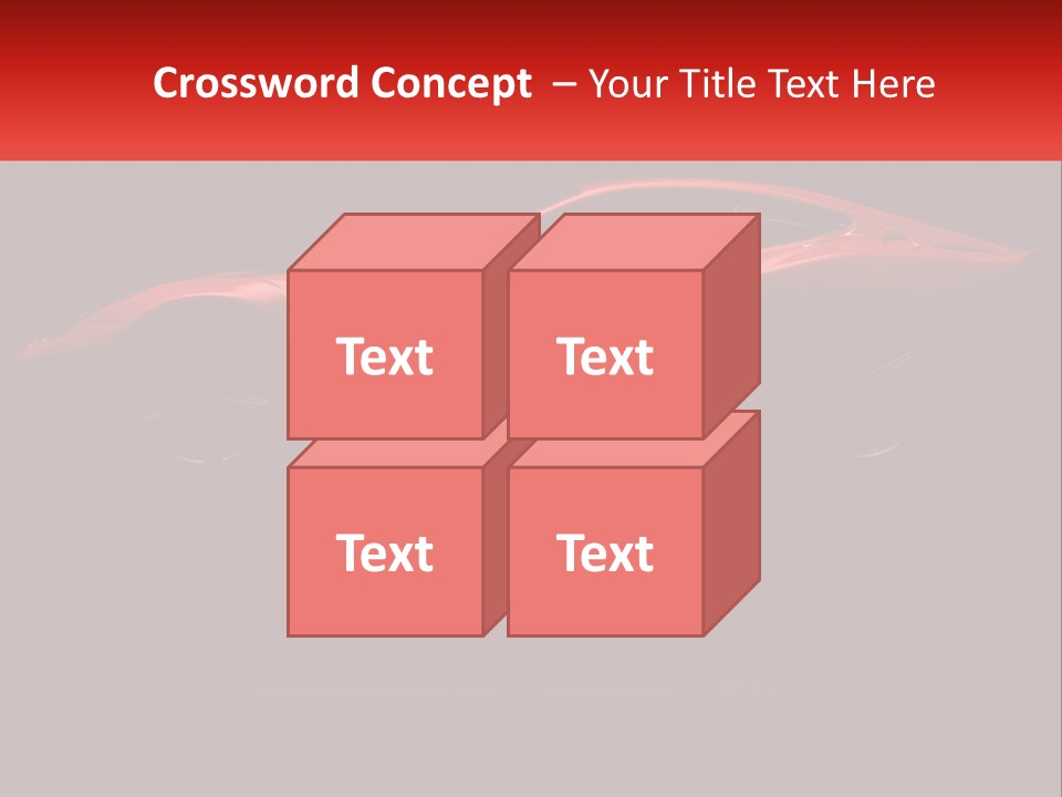 Cold White Supply PowerPoint Template