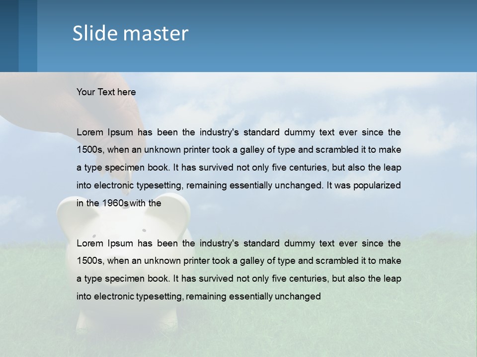 Home Power Ventilation PowerPoint Template