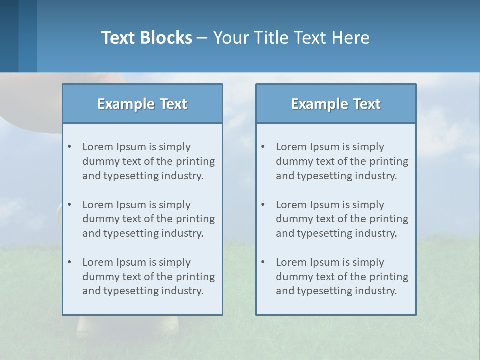 Home Power Ventilation PowerPoint Template