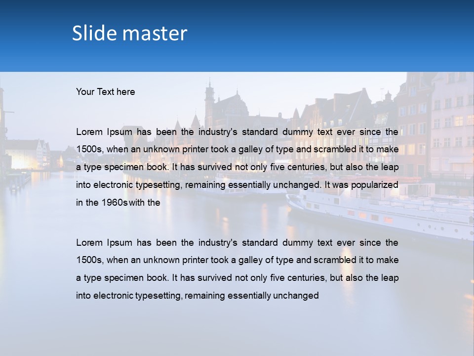 System Cool White PowerPoint Template