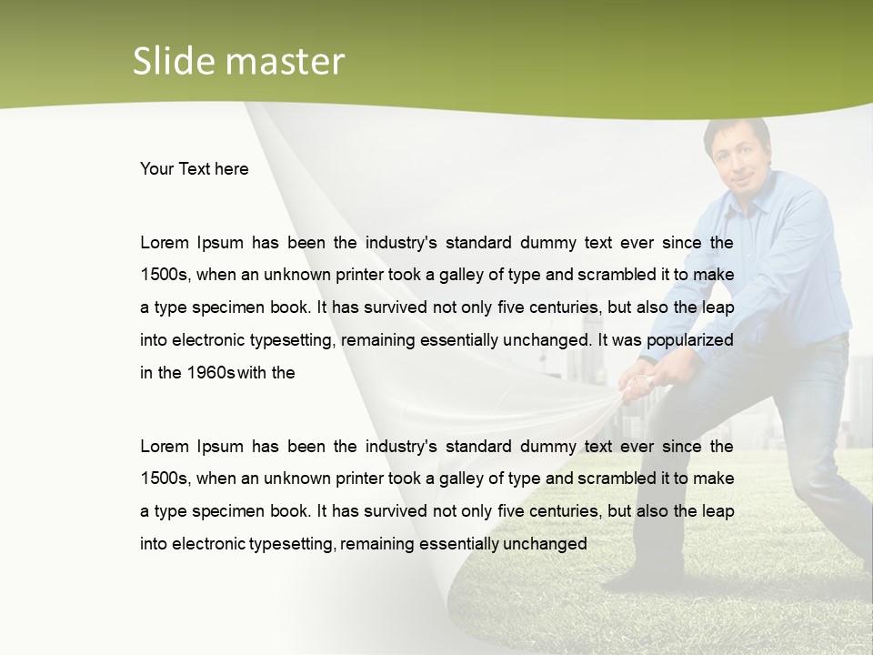 Technology Air Unit PowerPoint Template