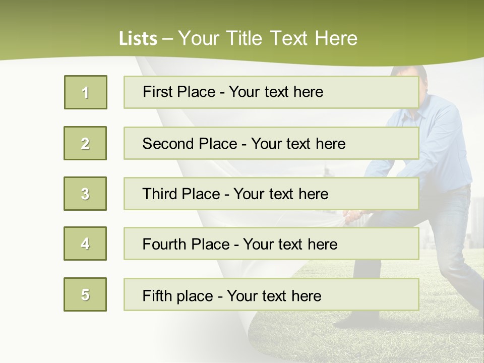 Technology Air Unit PowerPoint Template