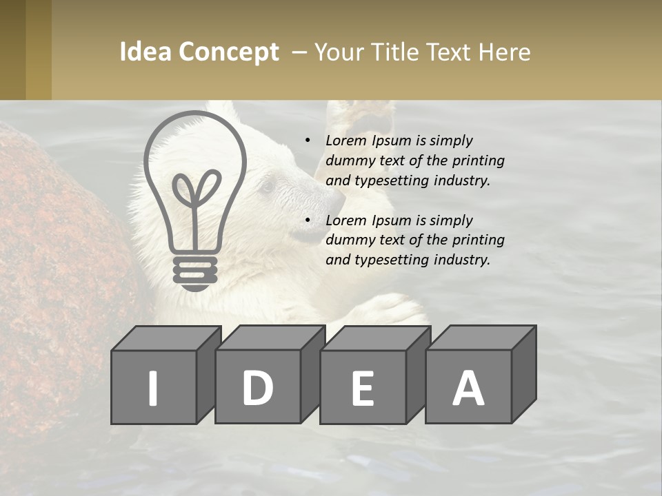 Electricity Industry Switch PowerPoint Template
