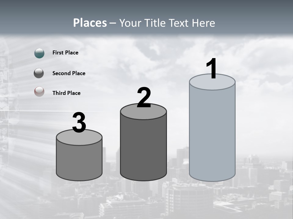 Cool Temperature White PowerPoint Template