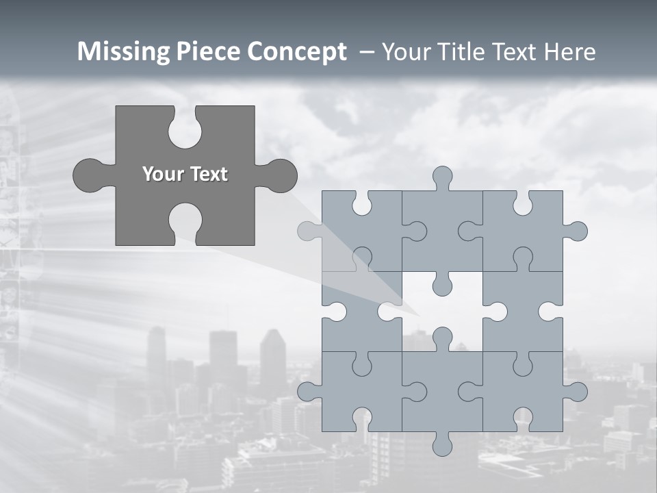 Cool Temperature White PowerPoint Template