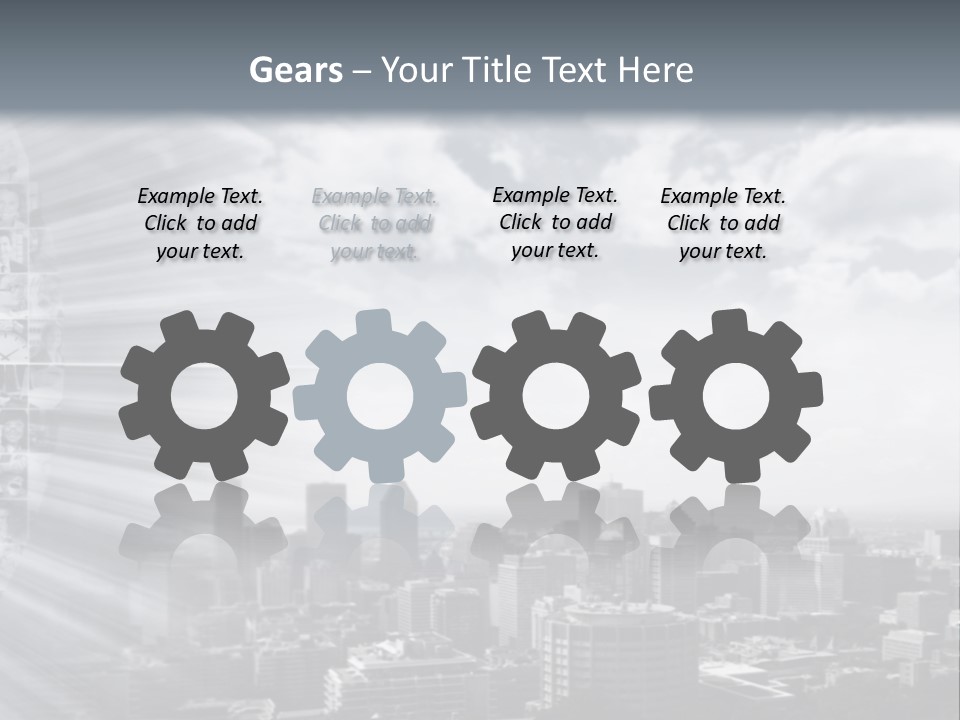 Cool Temperature White PowerPoint Template