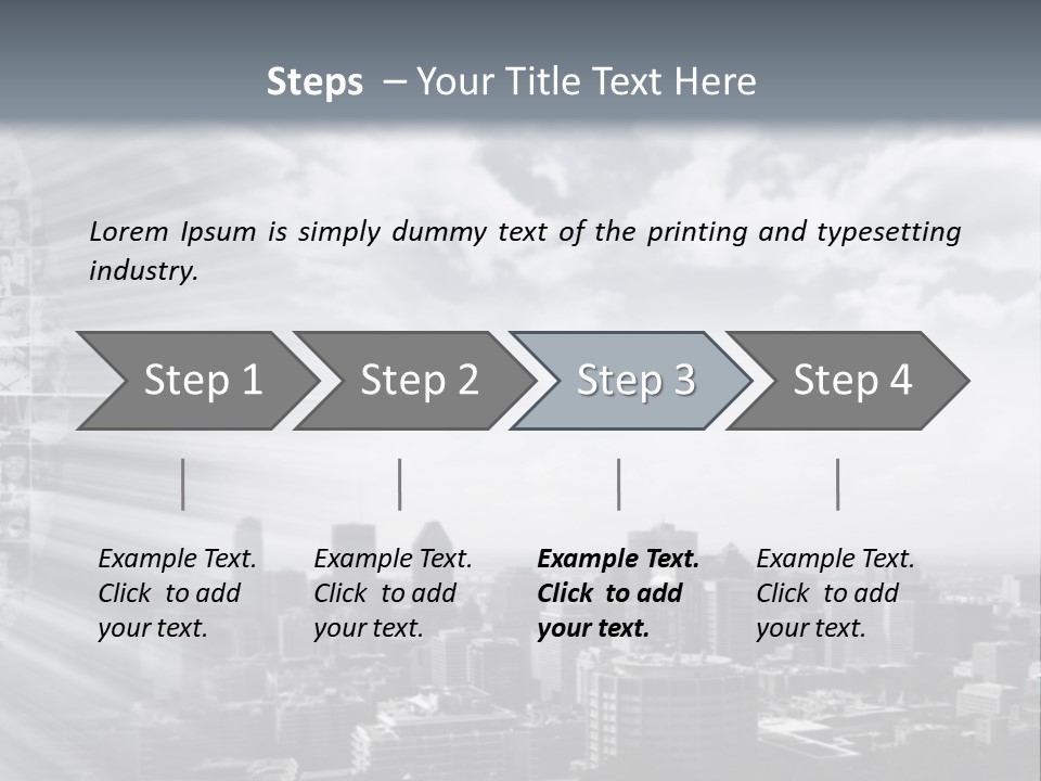 Cool Temperature White PowerPoint Template