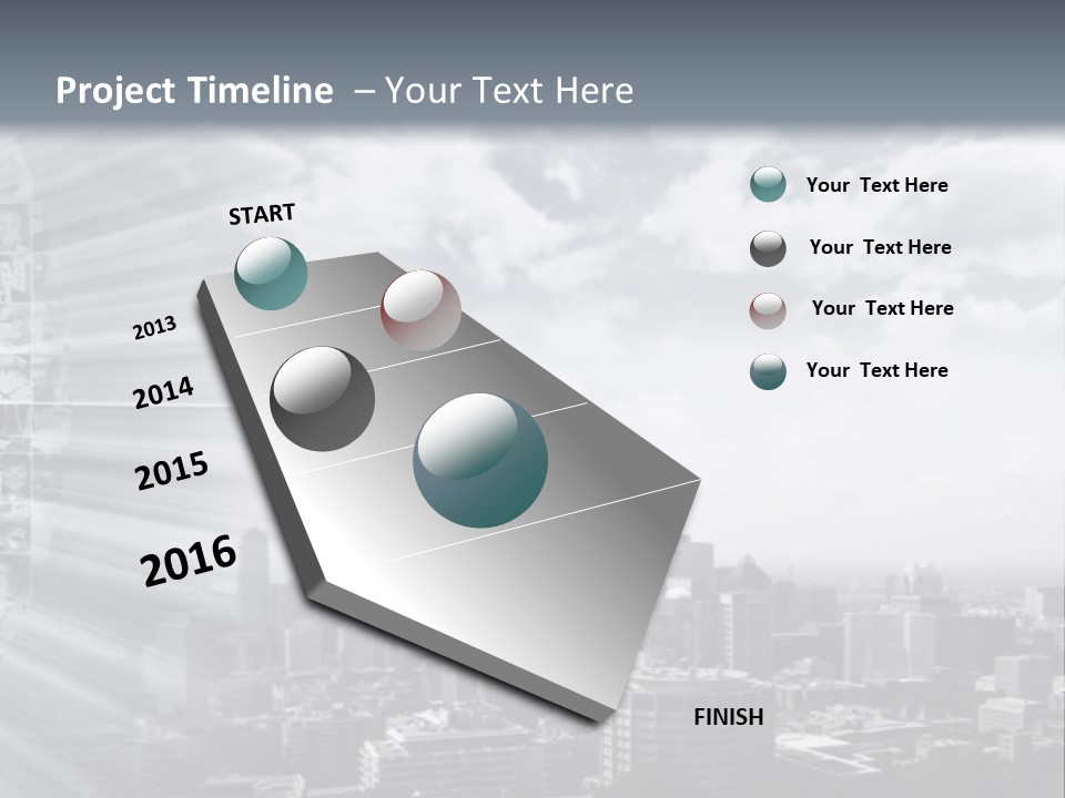 Cool Temperature White PowerPoint Template