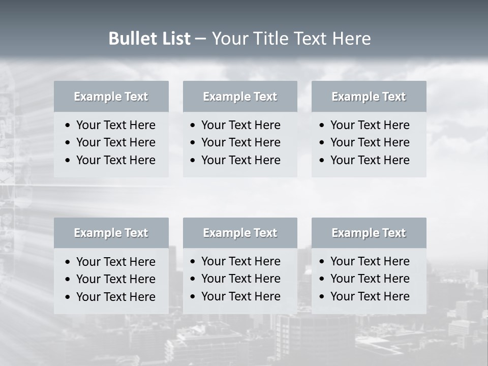 Cool Temperature White PowerPoint Template