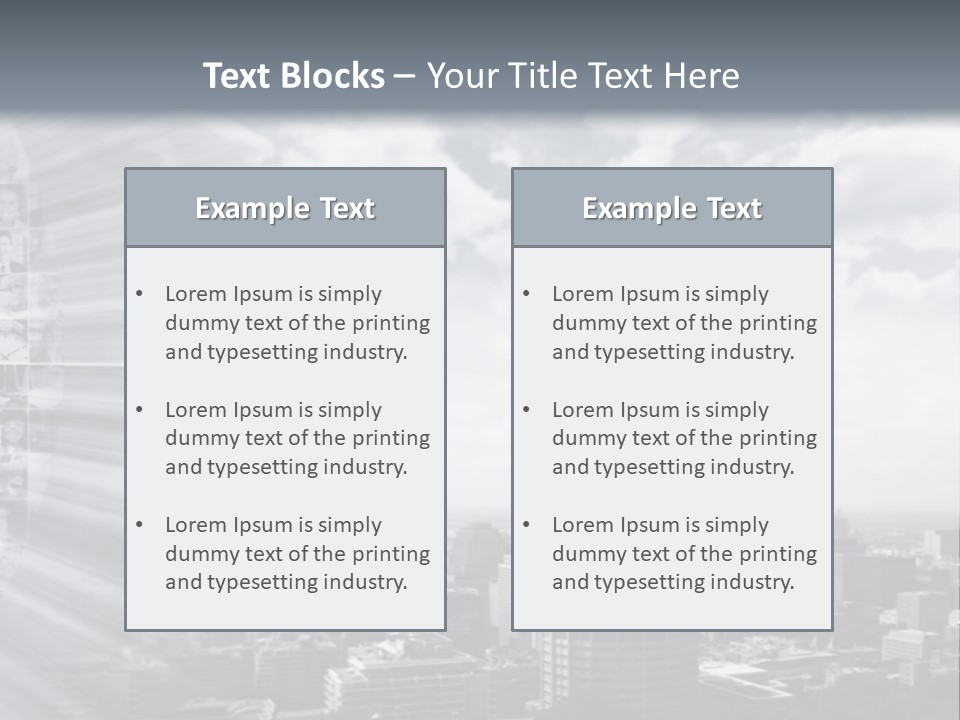 Cool Temperature White PowerPoint Template