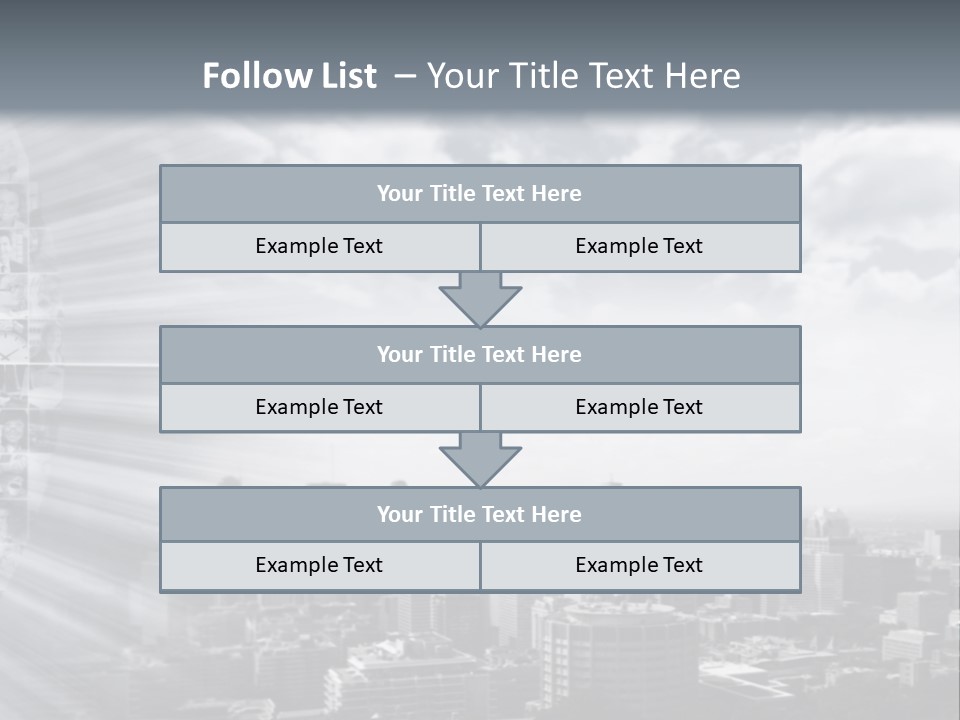 Cool Temperature White PowerPoint Template
