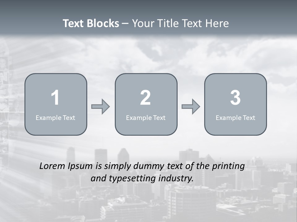 Cool Temperature White PowerPoint Template