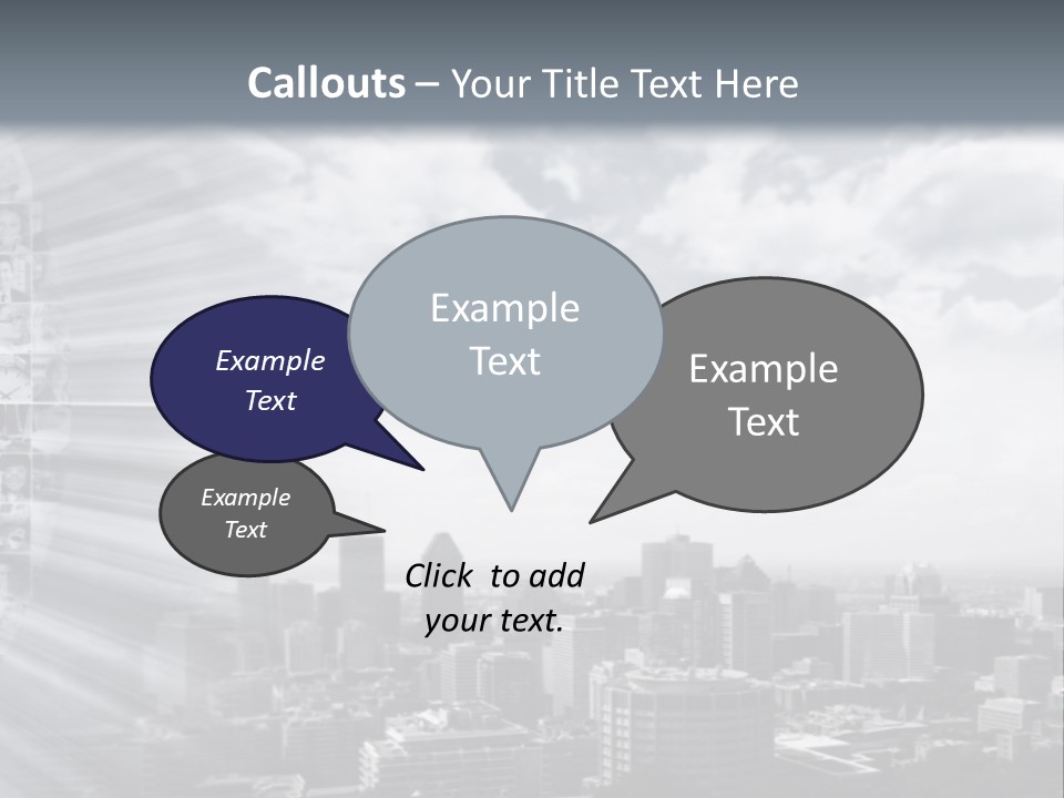 Cool Temperature White PowerPoint Template