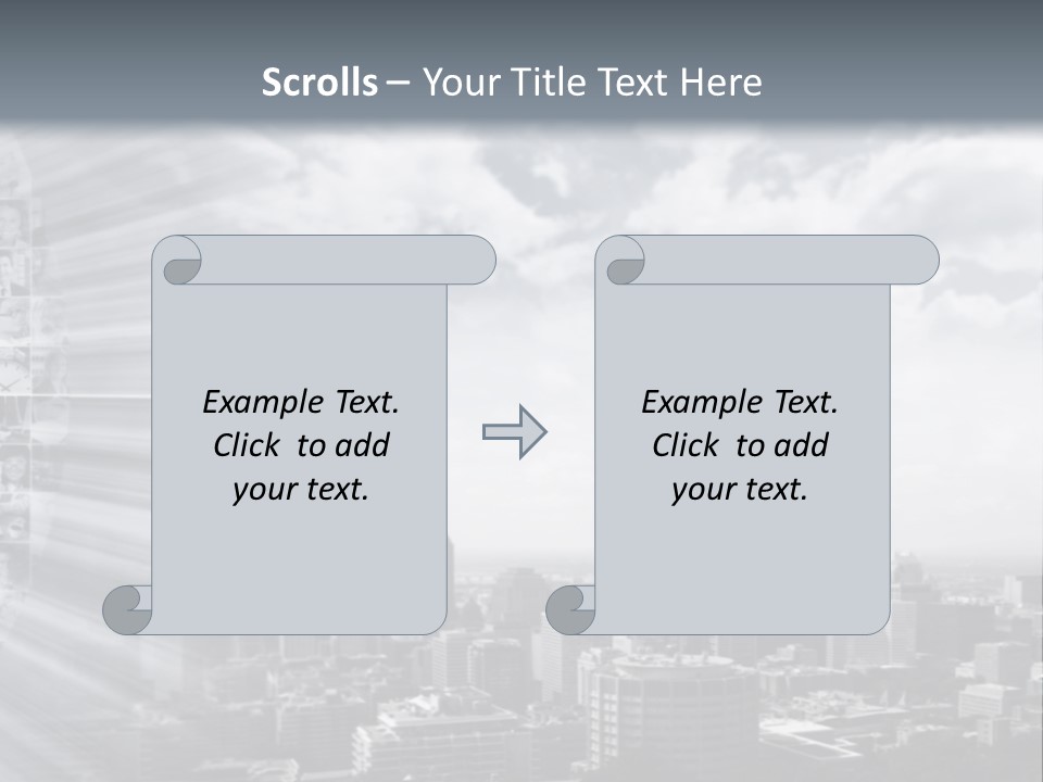 Cool Temperature White PowerPoint Template