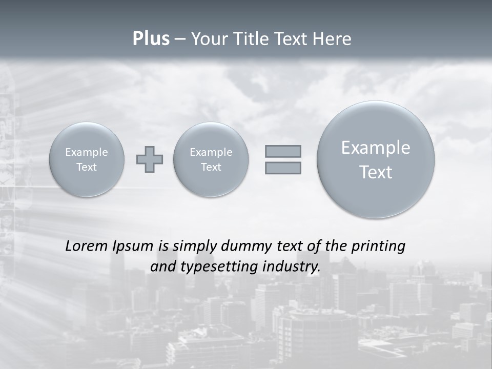 Cool Temperature White PowerPoint Template