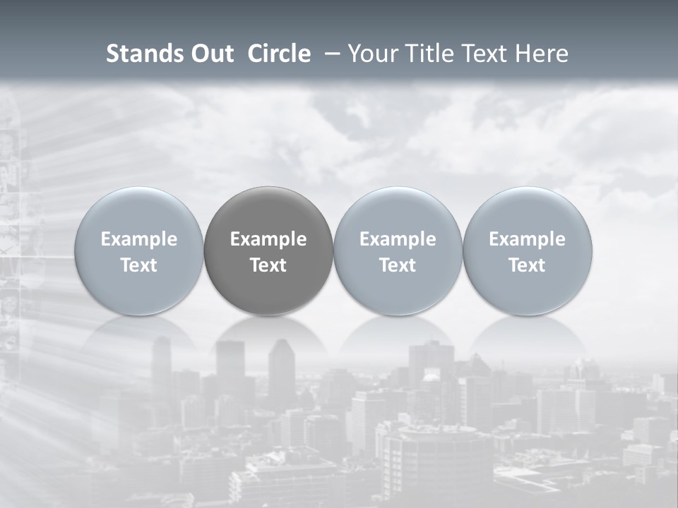 Cool Temperature White PowerPoint Template