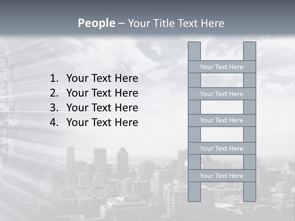 Cool Temperature White PowerPoint Template