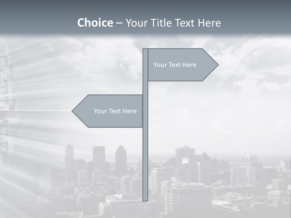 Cool Temperature White PowerPoint Template