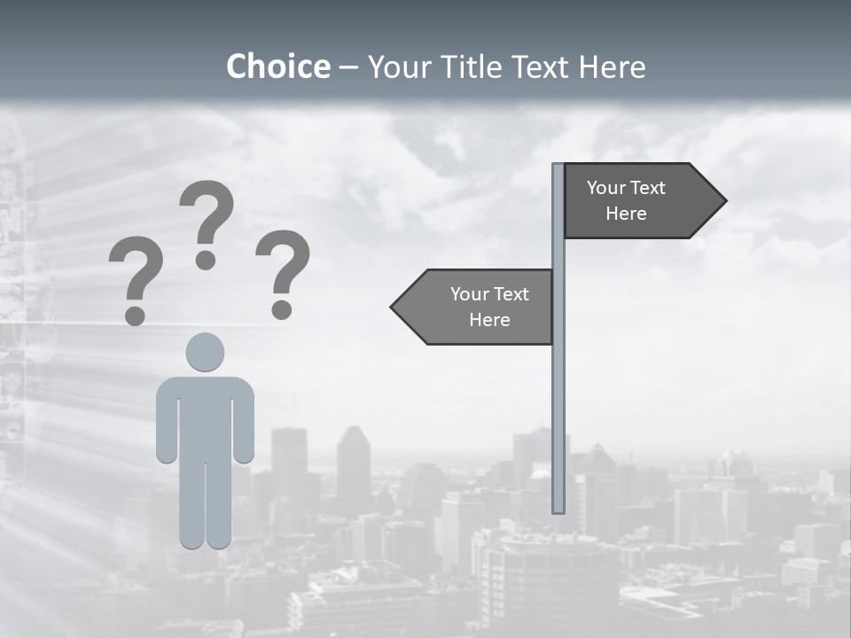 Cool Temperature White PowerPoint Template