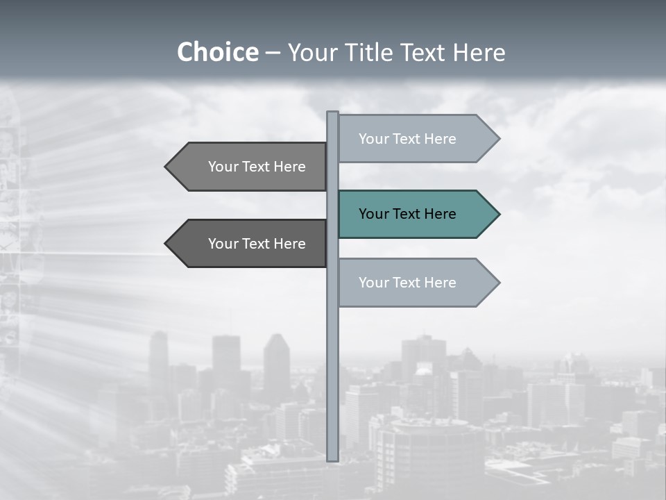 Cool Temperature White PowerPoint Template