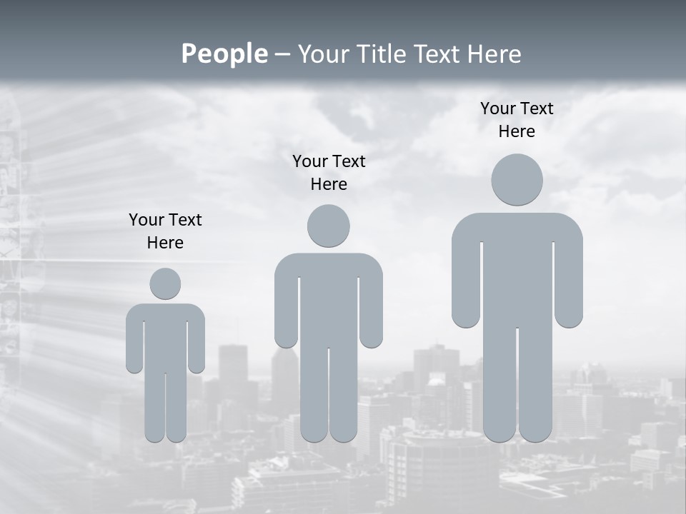 Cool Temperature White PowerPoint Template